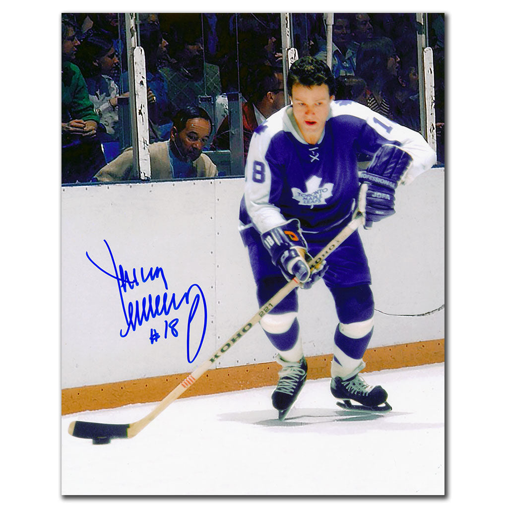 Jim McKenny Toronto Maple Leafs ACTION Autographié 8x10