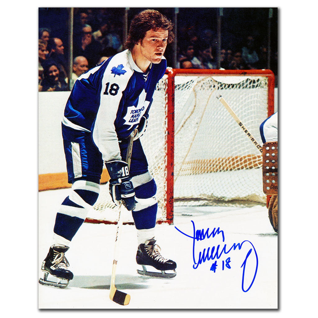 Jim McKenny Toronto Maple Leafs FACE OFF Autographié 8x10