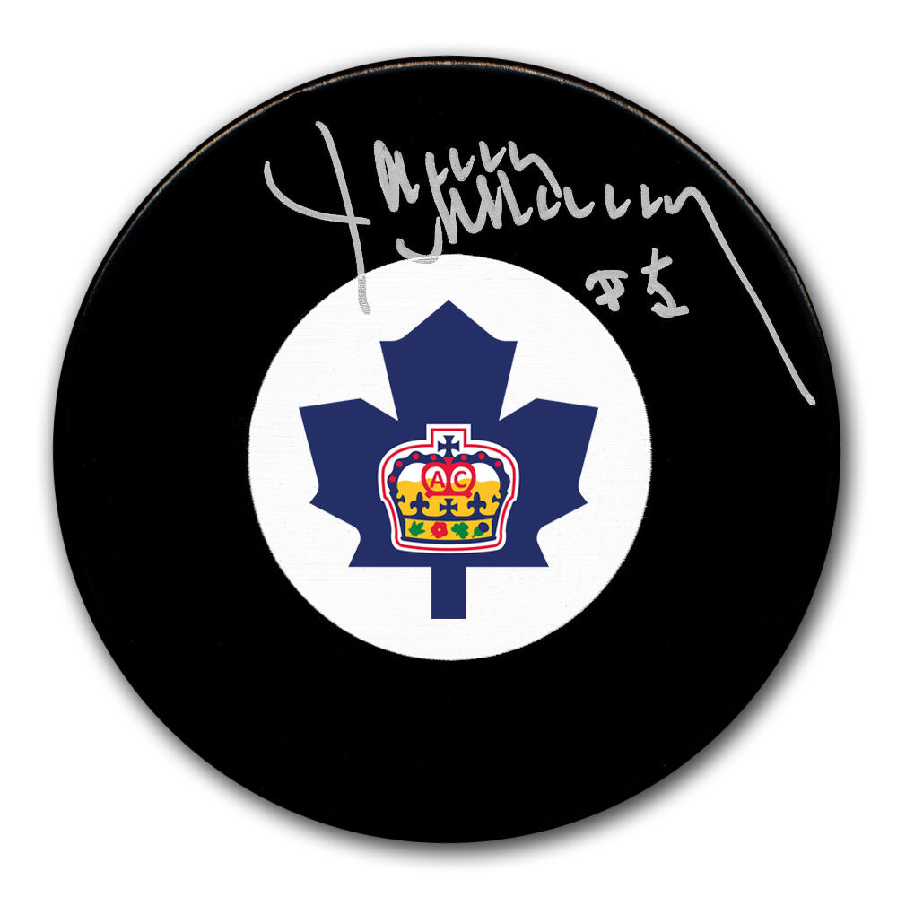 Jim McKenny Toronto Marlboros Autographed Puck
