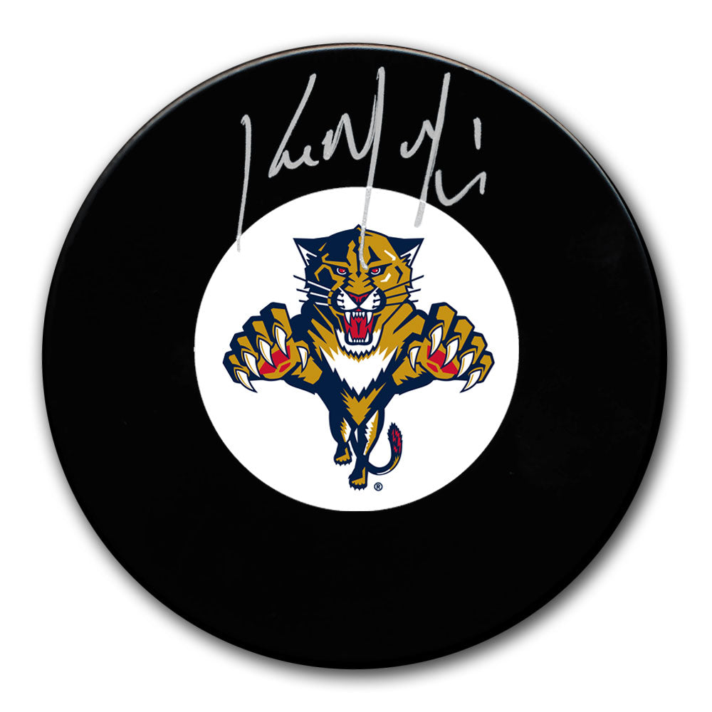 Kirk McLean autographed Florida Panthers hockey puck