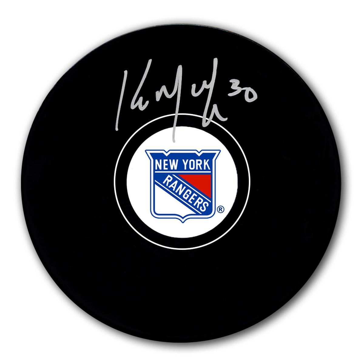 Kirk McLean New York Rangers Autographed Puck - Sport Authentix Inc