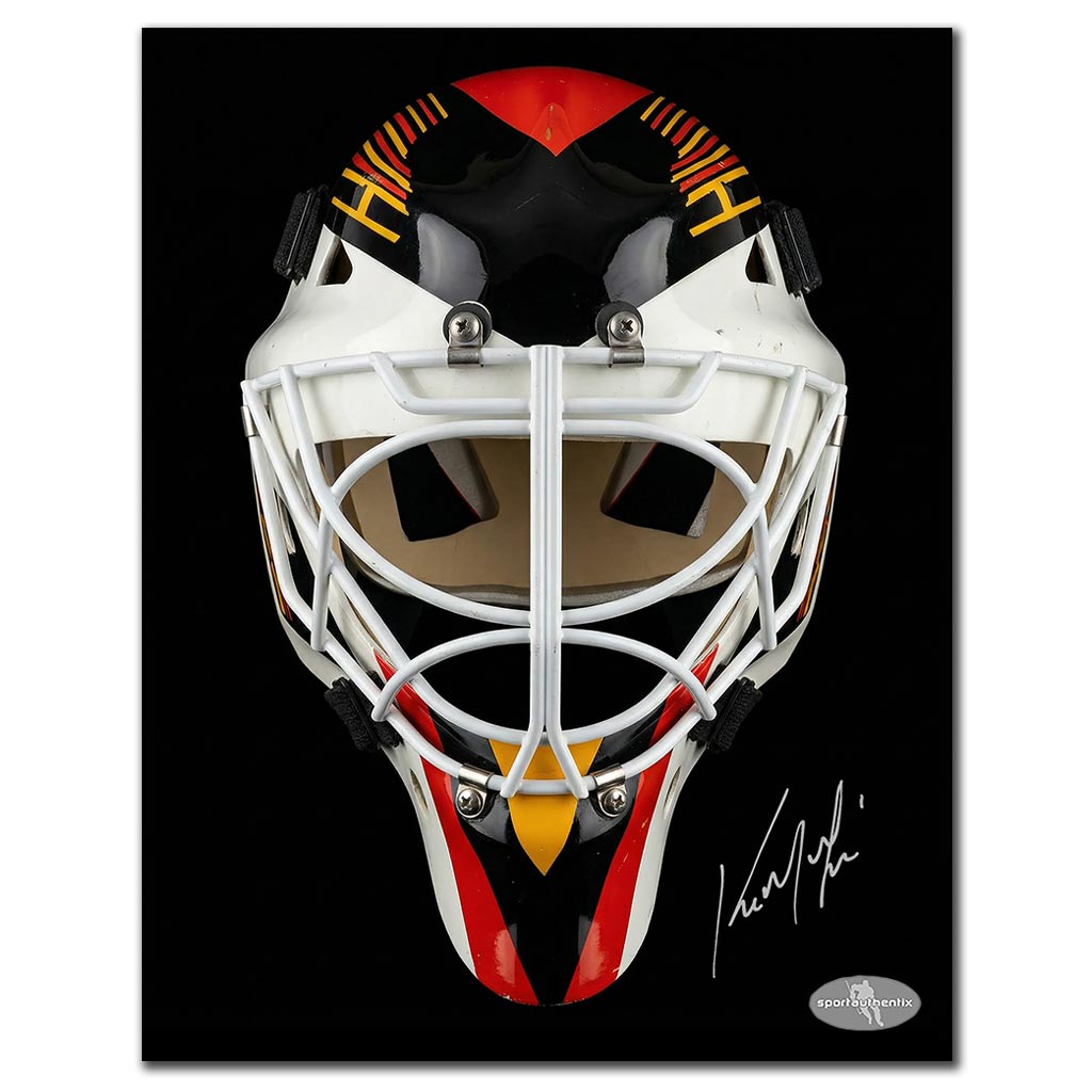 Kirk McLean autographed Vancouver Canucks 8x10 goalie mask photo