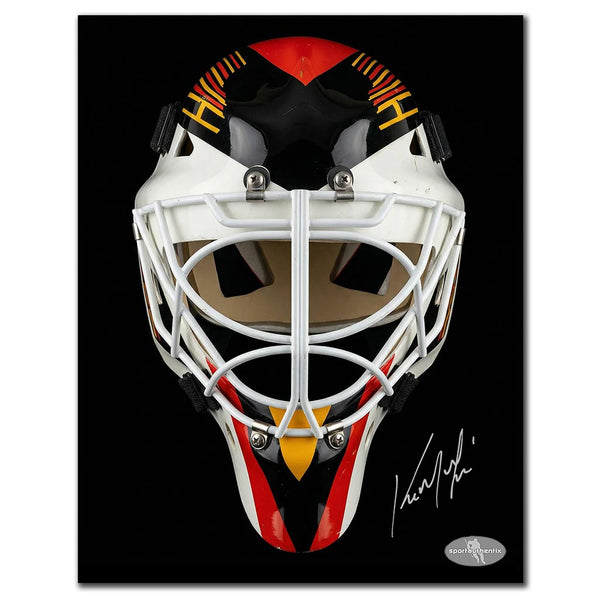 Kirk McLean autographed Vancouver Canucks 8x10 goalie mask photo