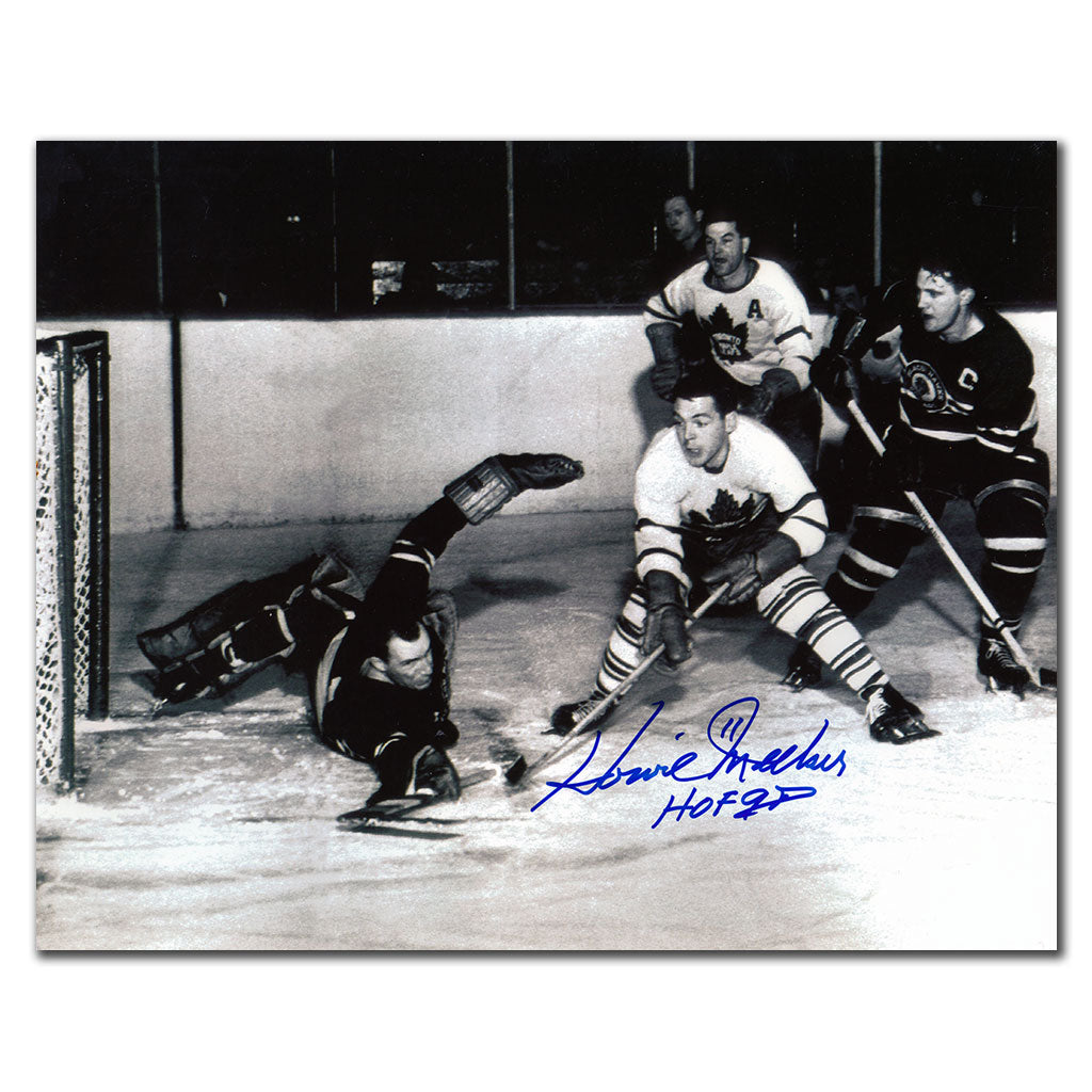 Howie Meeker Maple Leafs de Toronto Photo autographiée 8 x 10