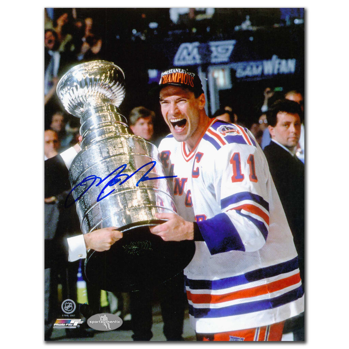 Mark Messier New York Rangers 1994 Stanley Cup Autographed 8x10 - Sport Authentix Inc