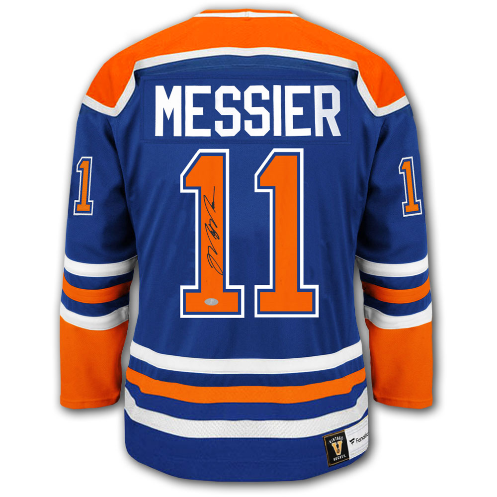 Mark Messier Edmonton Oilers Fanatics Vintage Autographed Jersey