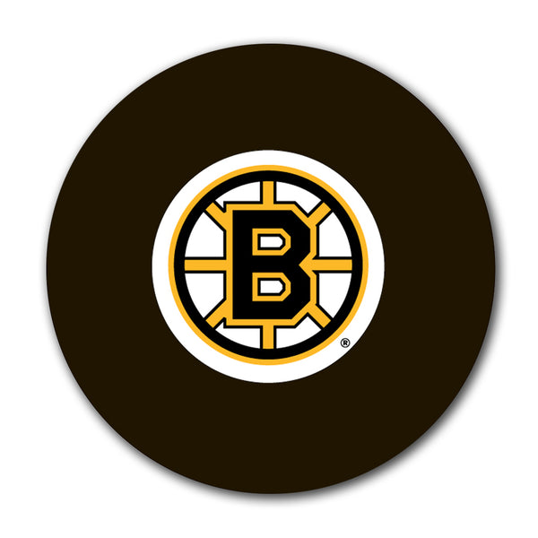Boston Bruins logo hockey puck for Rick Middleton autograph pre-order