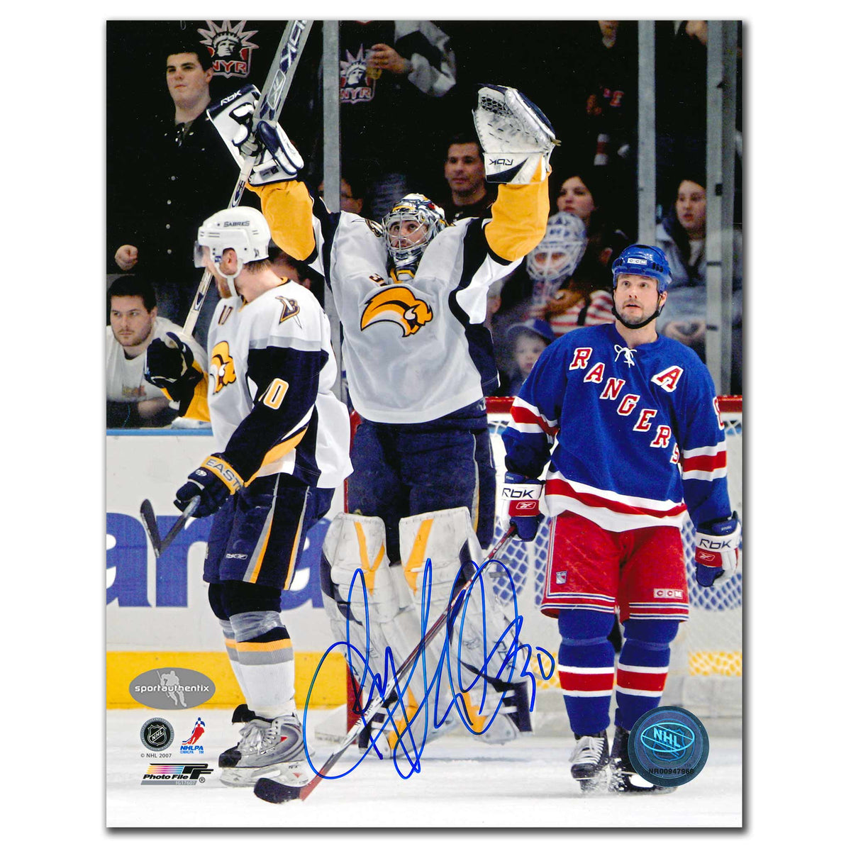 Ryan Miller Buffalo Sabres Autographed 8x10 - Sport Authentix Inc