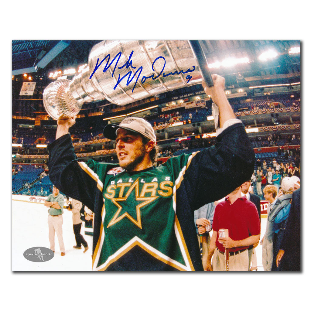 Mike Modano Dallas Stars 1999 Stanley Cup Autographed 8x10