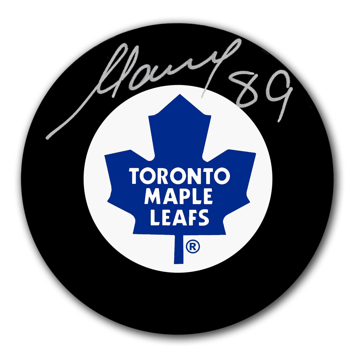 Alex Mogilny Toronto Maple Leafs Autographed Puck - Sport Authentix Inc