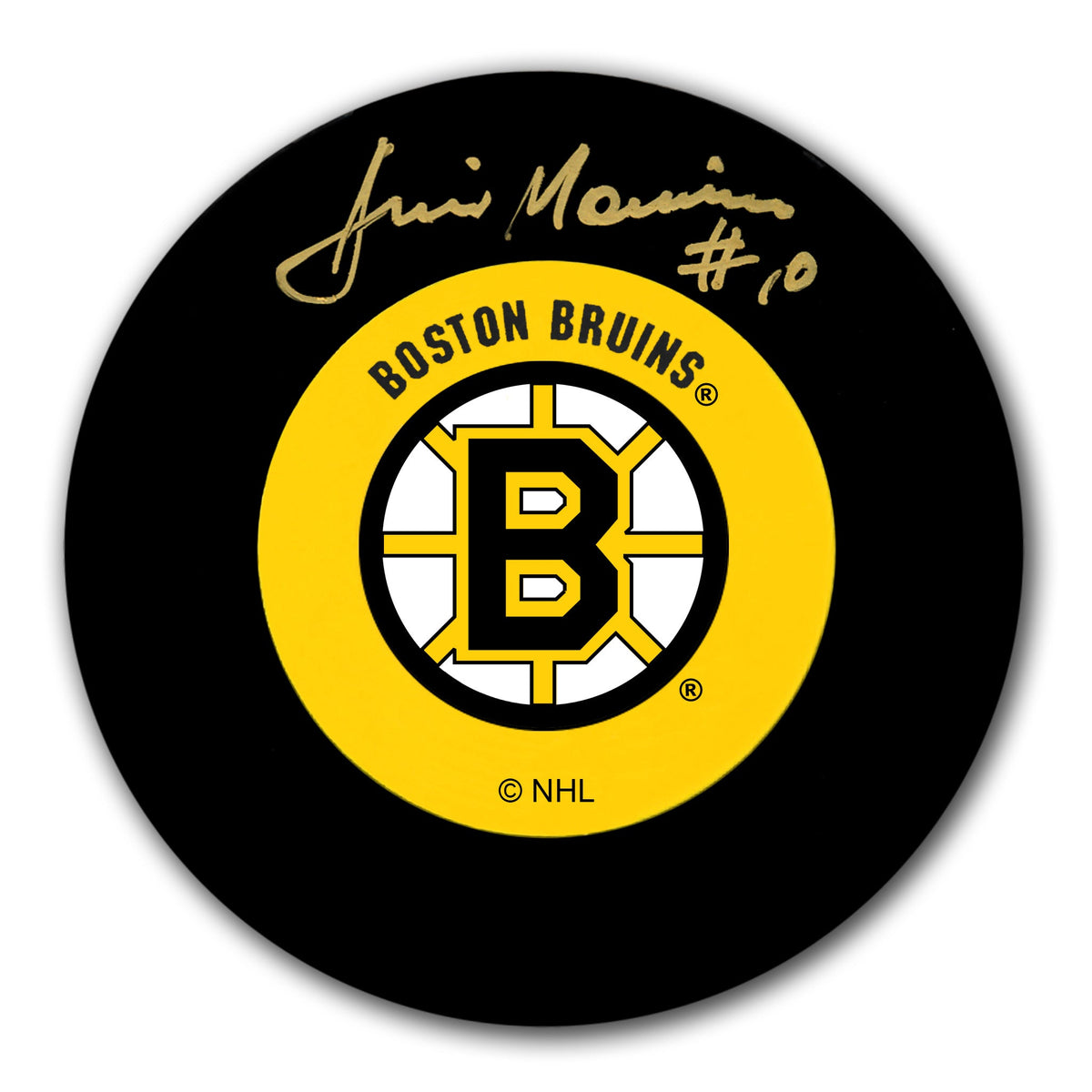 Jim Morrison Boston Bruins Autographed Puck - Sport Authentix Inc