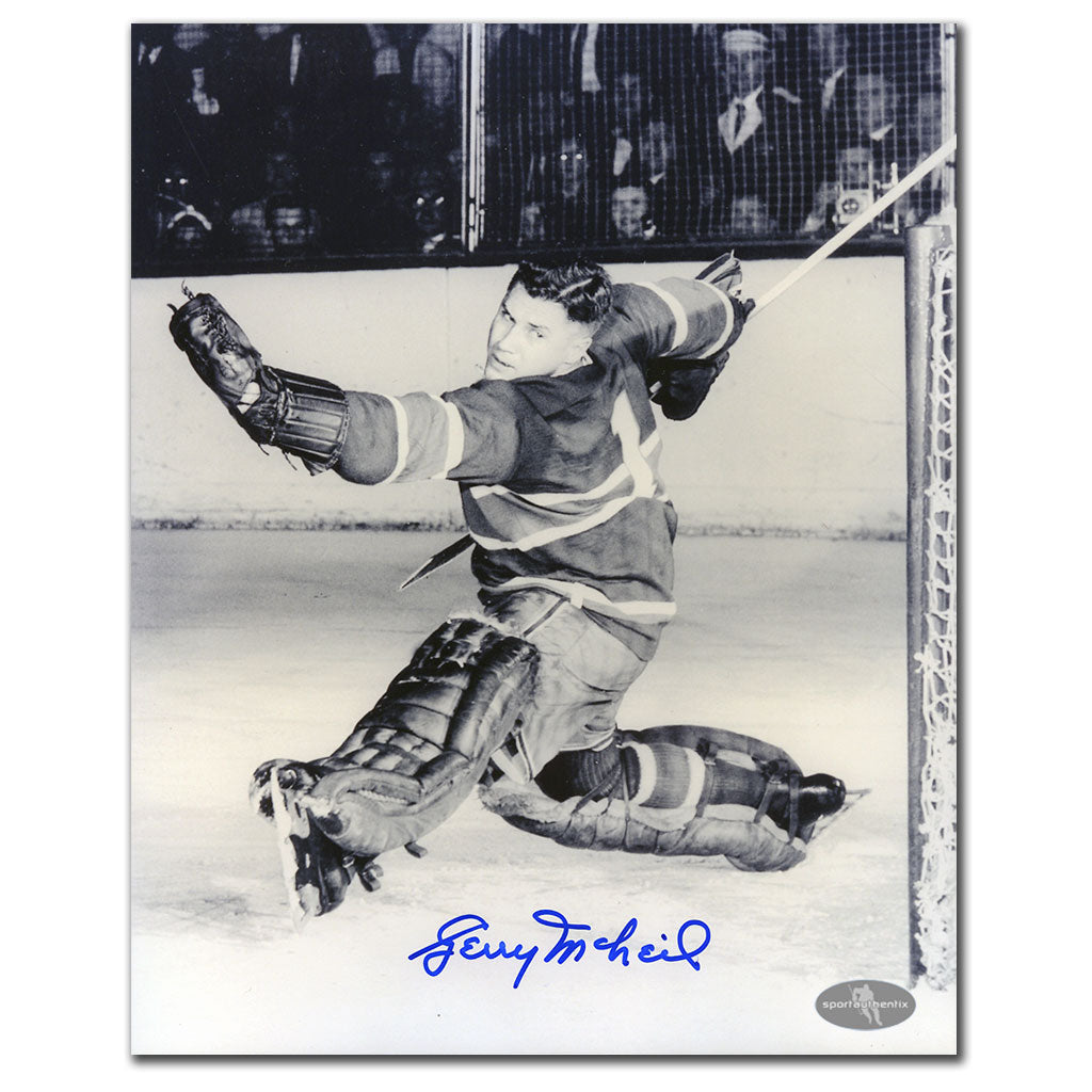 Gerry McNeil Montreal Canadiens Autographed 8x10 Photo