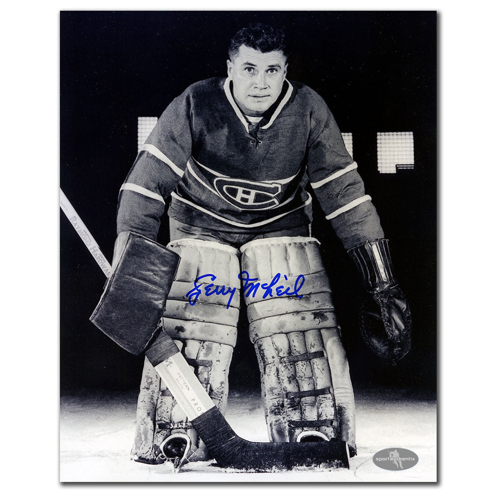 Gerry McNeil Montreal Canadiens Autographed 8x10 Photo - Sport Authentix Inc