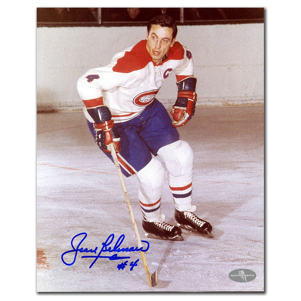 Jean Beliveau Montreal Canadiens Autographed 8x10 Photo