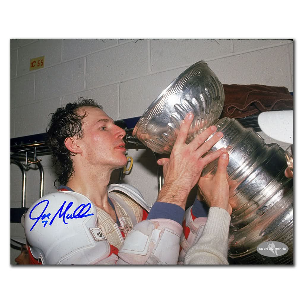 Joe Mullen Calgary Flames 1989 STANLEY CUP Autographed 8x10 - Sport Authentix Inc