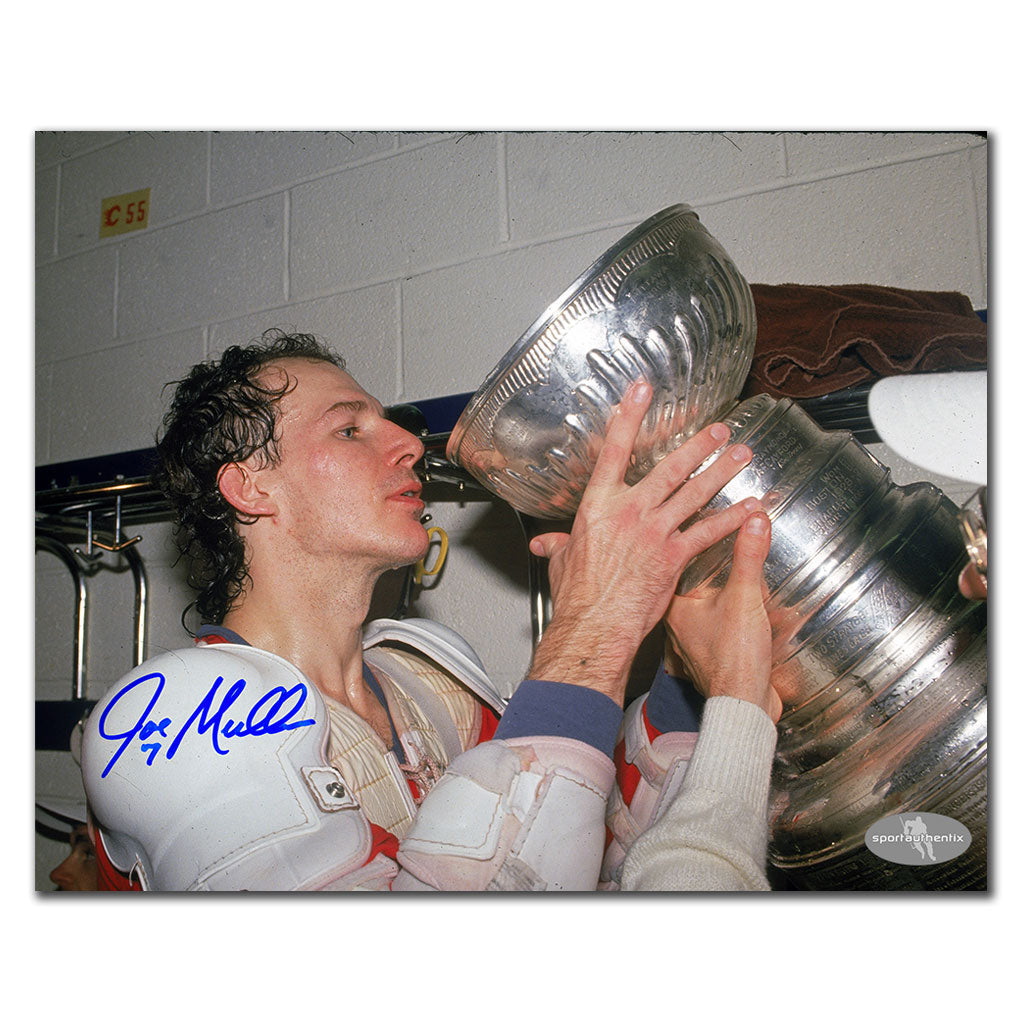 Joe Mullen Calgary Flames 1989 STANLEY CUP Autographed 8x10