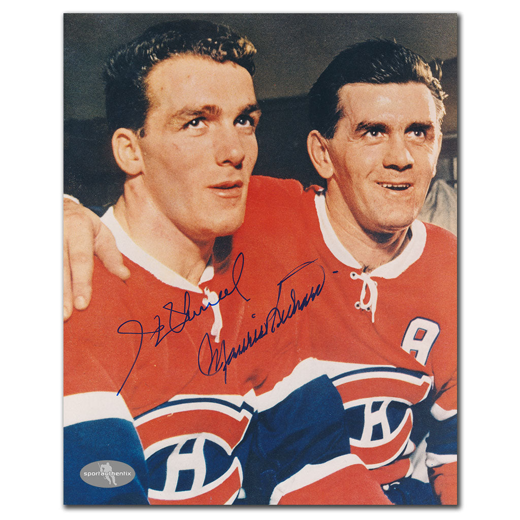 Maurice Richard & Henri Richard Montreal Canadiens Dual Autographed 8x10 Photo