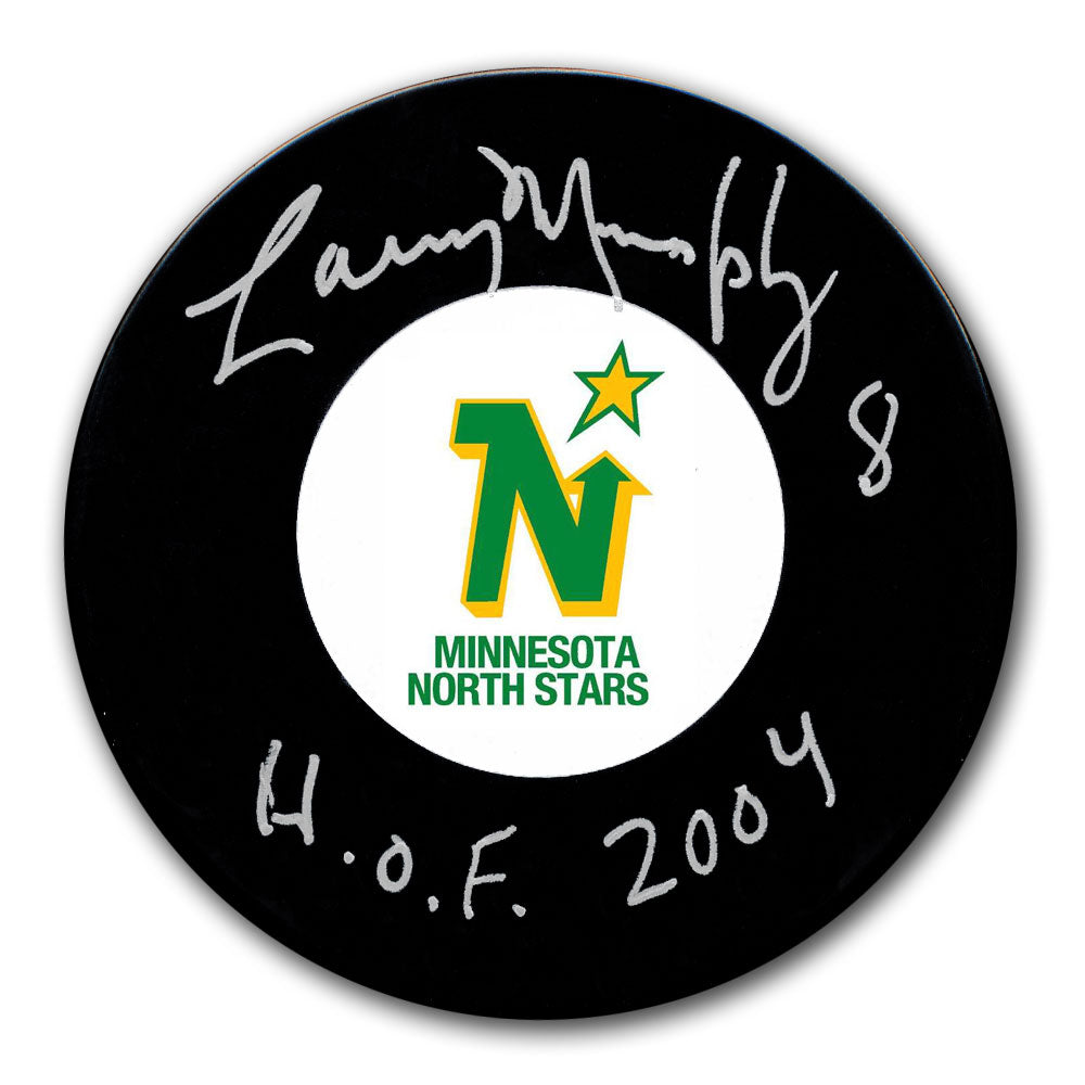 Rondelle autographiée HOF des North Stars du Minnesota Larry Murphy