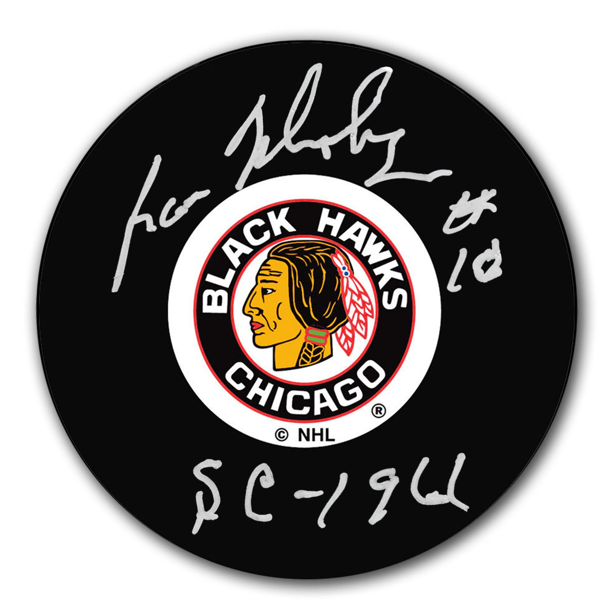 Ron Murphy Ron Murphy Chicago Blackhawks 1961 Stanley Cup Autographed Puck - Sport Authentix Inc