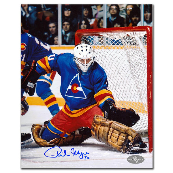 Phil Myre Autographed Colorado Rockies 8x10 Photo - Butterfly Save