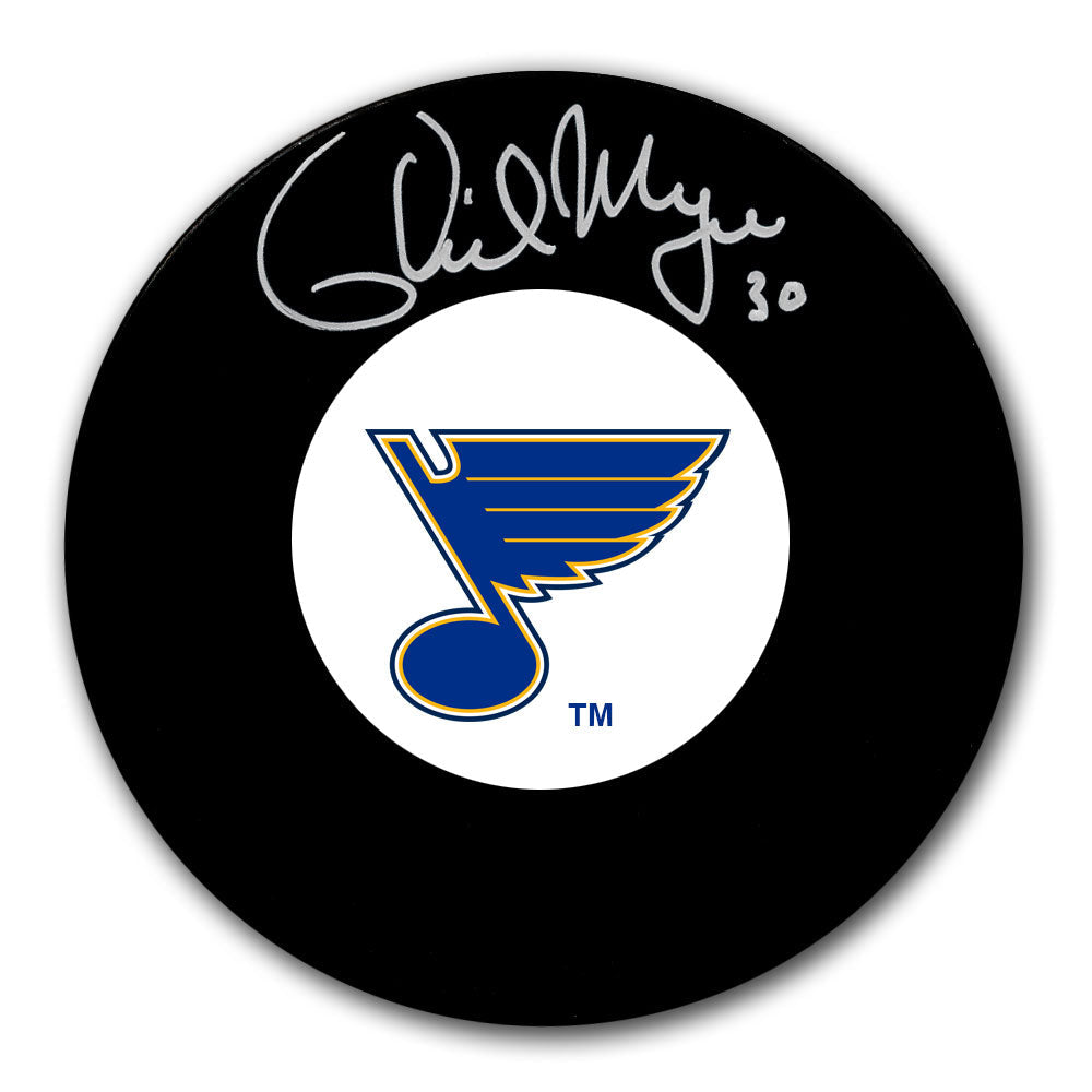 Phil Myre St. Louis Blues Autographed Puck - Sport Authentix Inc