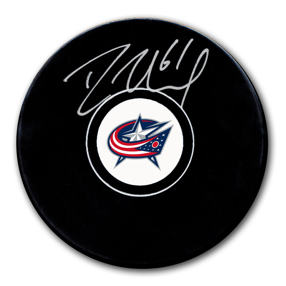 Rondelle autographiée des Blue Jackets de Columbus de Rick Nash