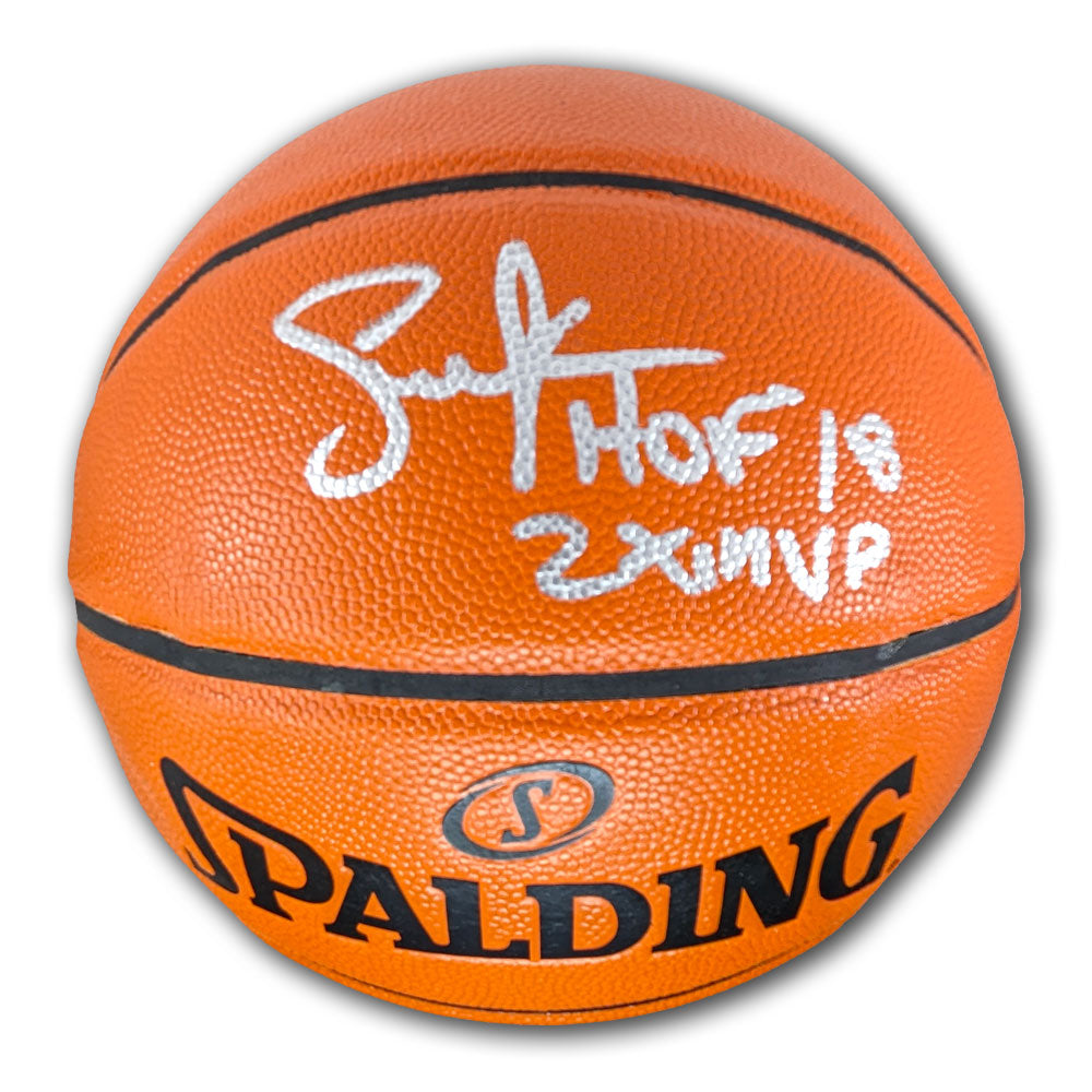 Steve Nash 2x MVP HOF dédicacé Spalding NBA Jeu Officiel Basketball JSA COA