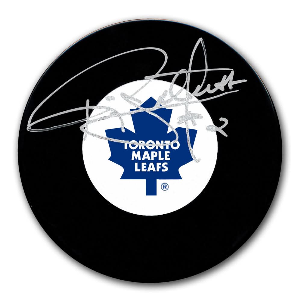 Authentic Ric Nattress Toronto Maple Leafs Autographed Puck - SportAuthentix