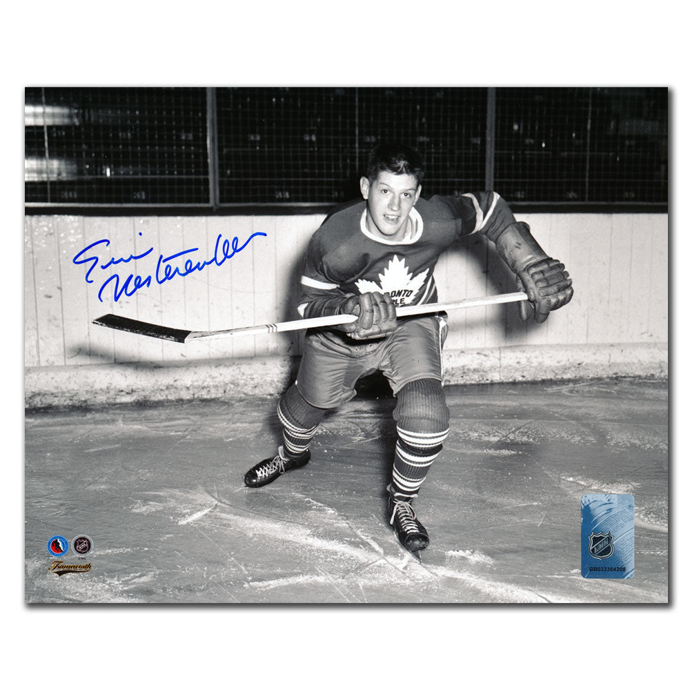 Eric Nesterenko Toronto Maple Leafs ACTION Autographed 8x10