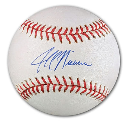 Jeff Niemann signed Official MLB Major League Baseball, featuring bold autograph on the sweet spot—perfect for memorabilia displays.
