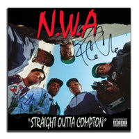 Ice Cube DJ Yella Signed N.W.A. STRAIGHT OUTTA COMPTON Autographed Vinyl Album LP