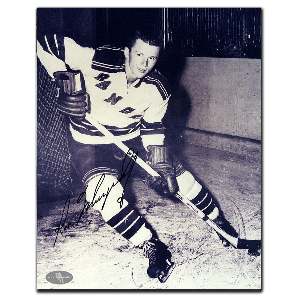 Ron Murphy New York Rangers Autographed 8x10 Photo