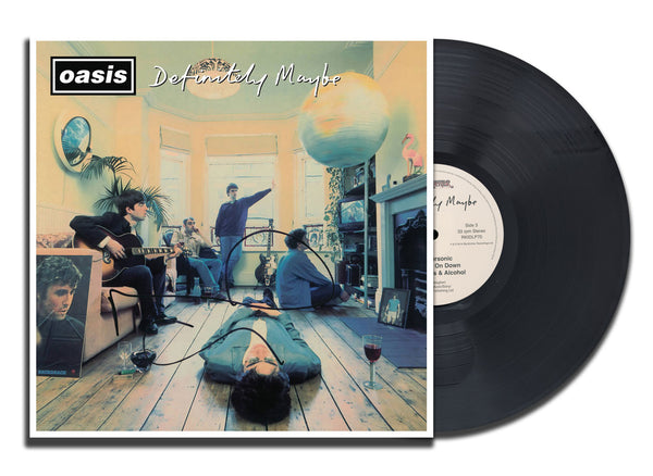 Noel Gallagher a signé Oasis DEFINITEMAYBE Album vinyle autographié LP