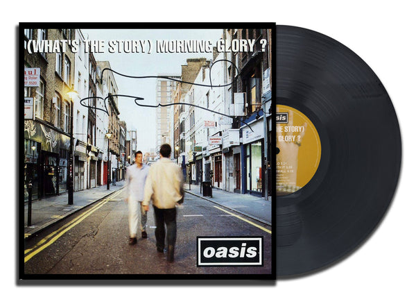 Noel Gallagher Signed Oasis (WHAT'S THE STORY) MORNING GLORY? Autographed Vinyl Album LP JSA COA