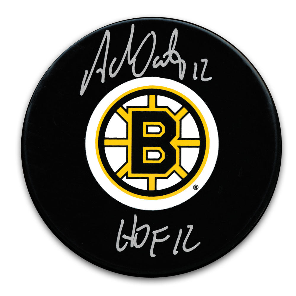 Adam Oates Boston Bruins HOF Autographed Puck