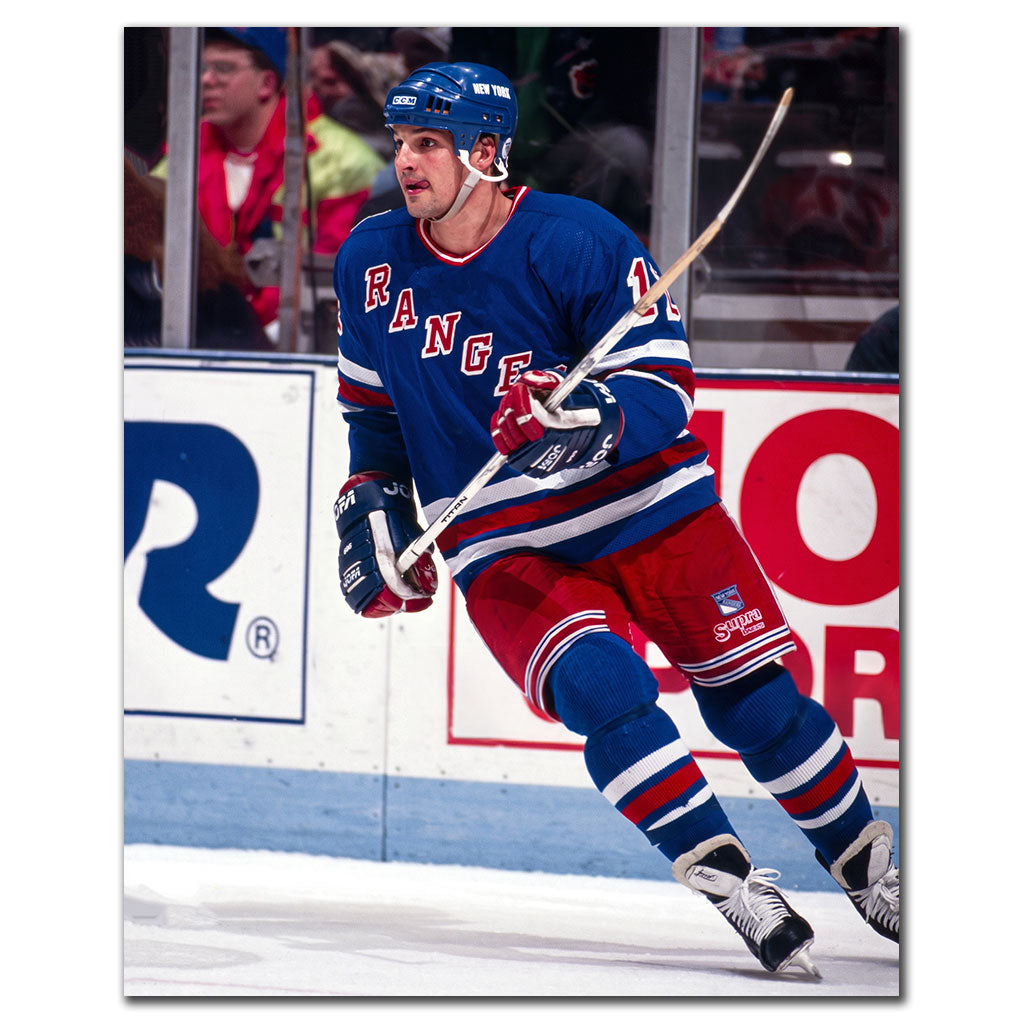 Ed Olczyk Autographed New York Rangers 8x10 Photo · Pre-Order #1
