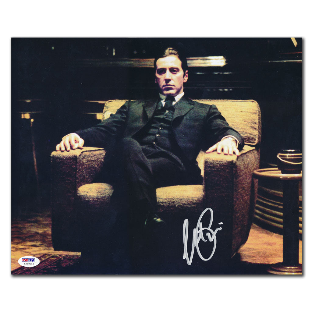 Al Pacino signed The Godfather 11x14 photo authenticated by PSA DNA featuring Michael Corleone