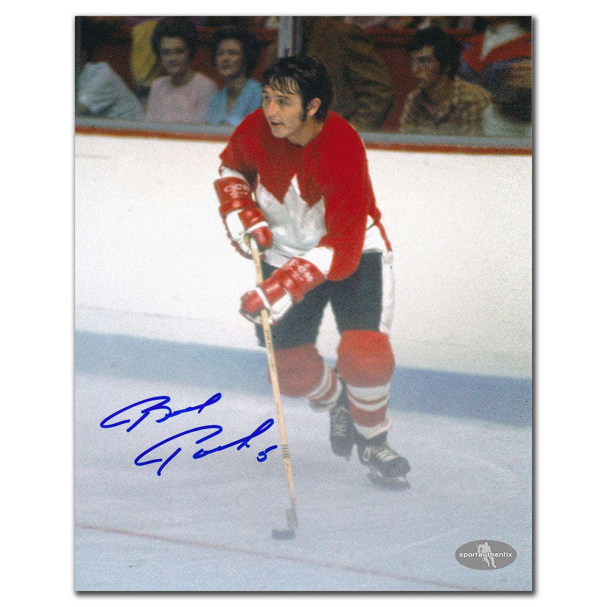 Brad Park Team Canada 1972 Summit Series Autographed 8x10 - Sport Authentix Inc