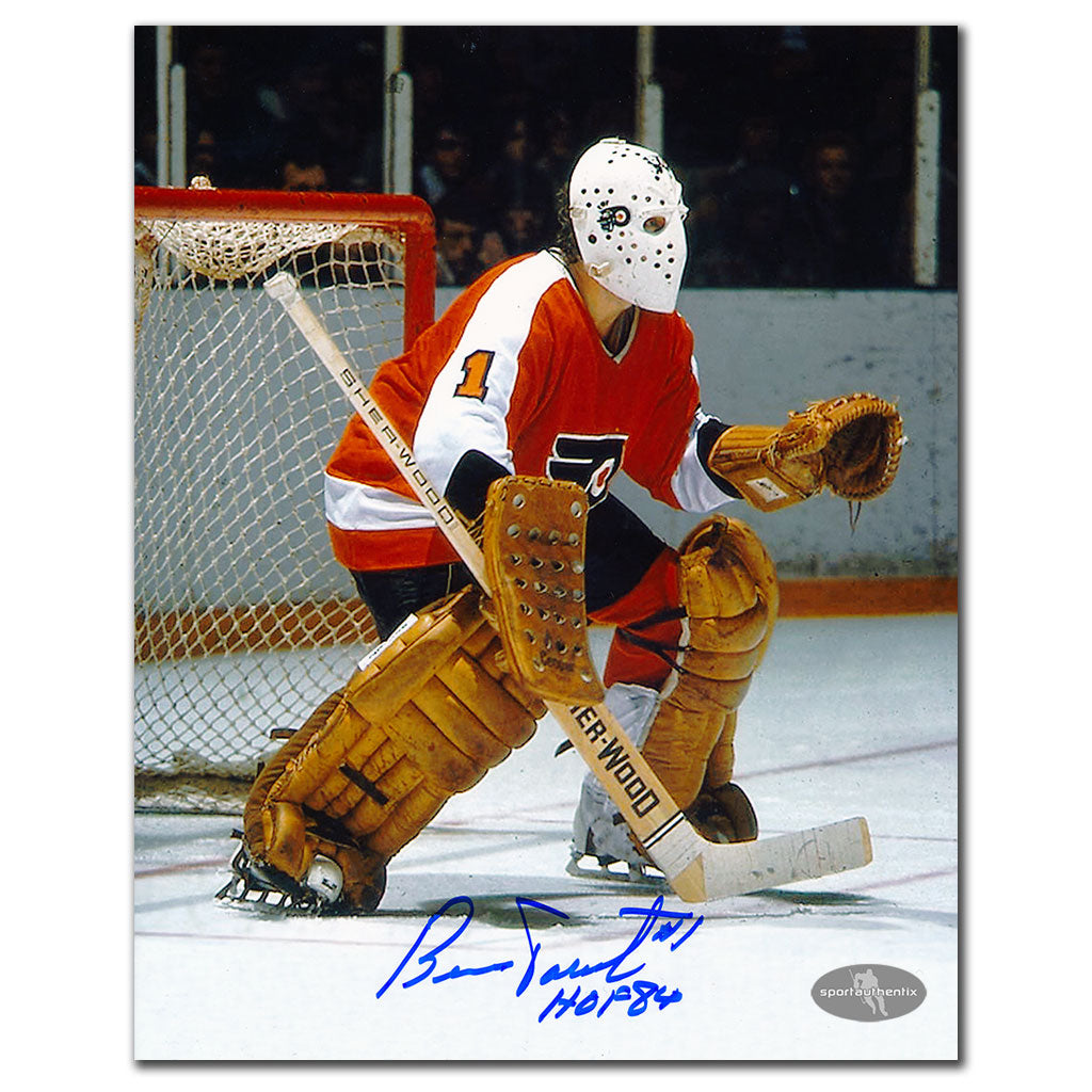 Bernie Parent Philadelphia Flyers ACTION Autographed 8x10 - Sport Authentix Inc