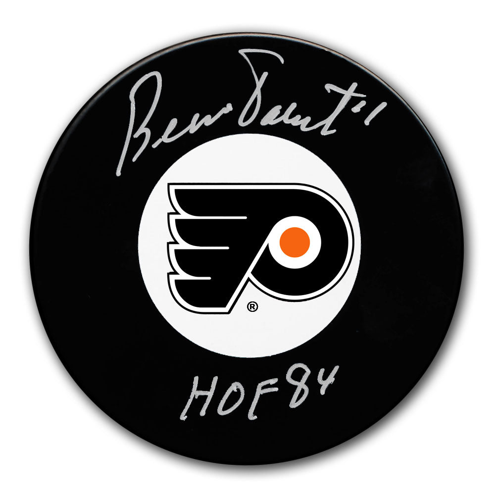 Bernie Parent Philadelphia Flyers HOF Autographed Puck
