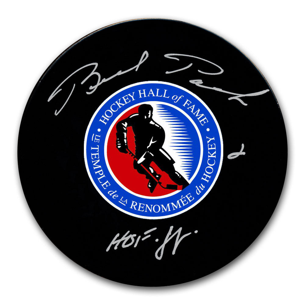 Brad Park Hockey Hall of Fame HOF Autographed Puck