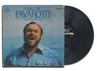 Luciano Pavarotti Signed O SOLE MIO Autographed Vinyl Album LP ACOA COA