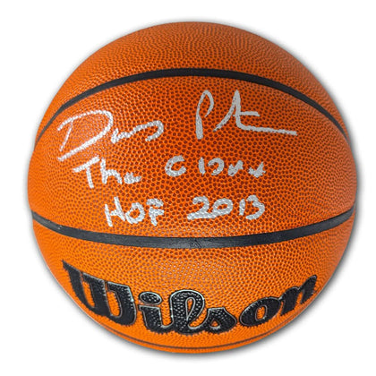 Gary Payton The Glove HOF signature on an official Wilson NBA basketball, showcased as premium autographed memorabilia.