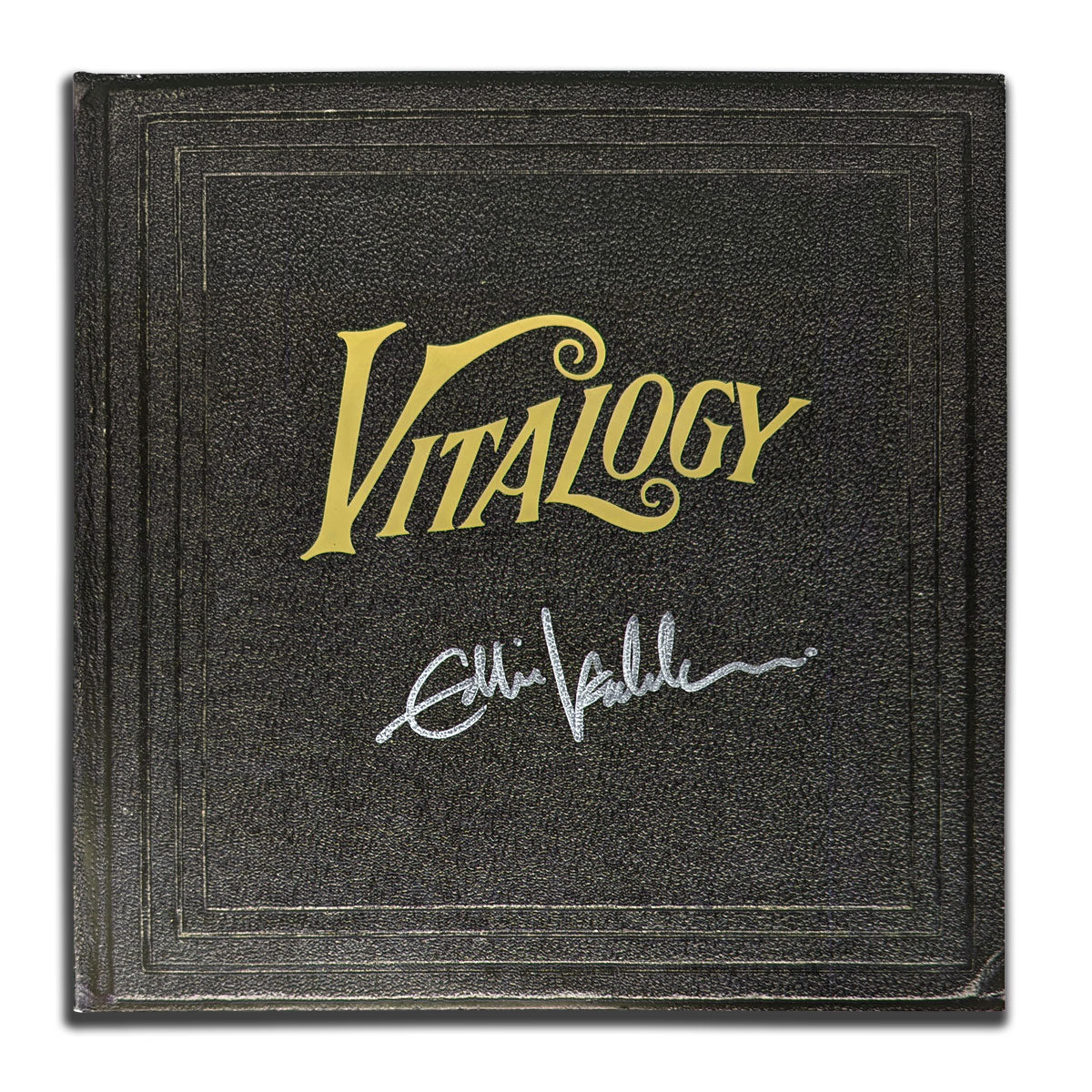 Eddie Vedder a signé Pearl Jam VITALOGY Album vinyle autographié LP BAS COA