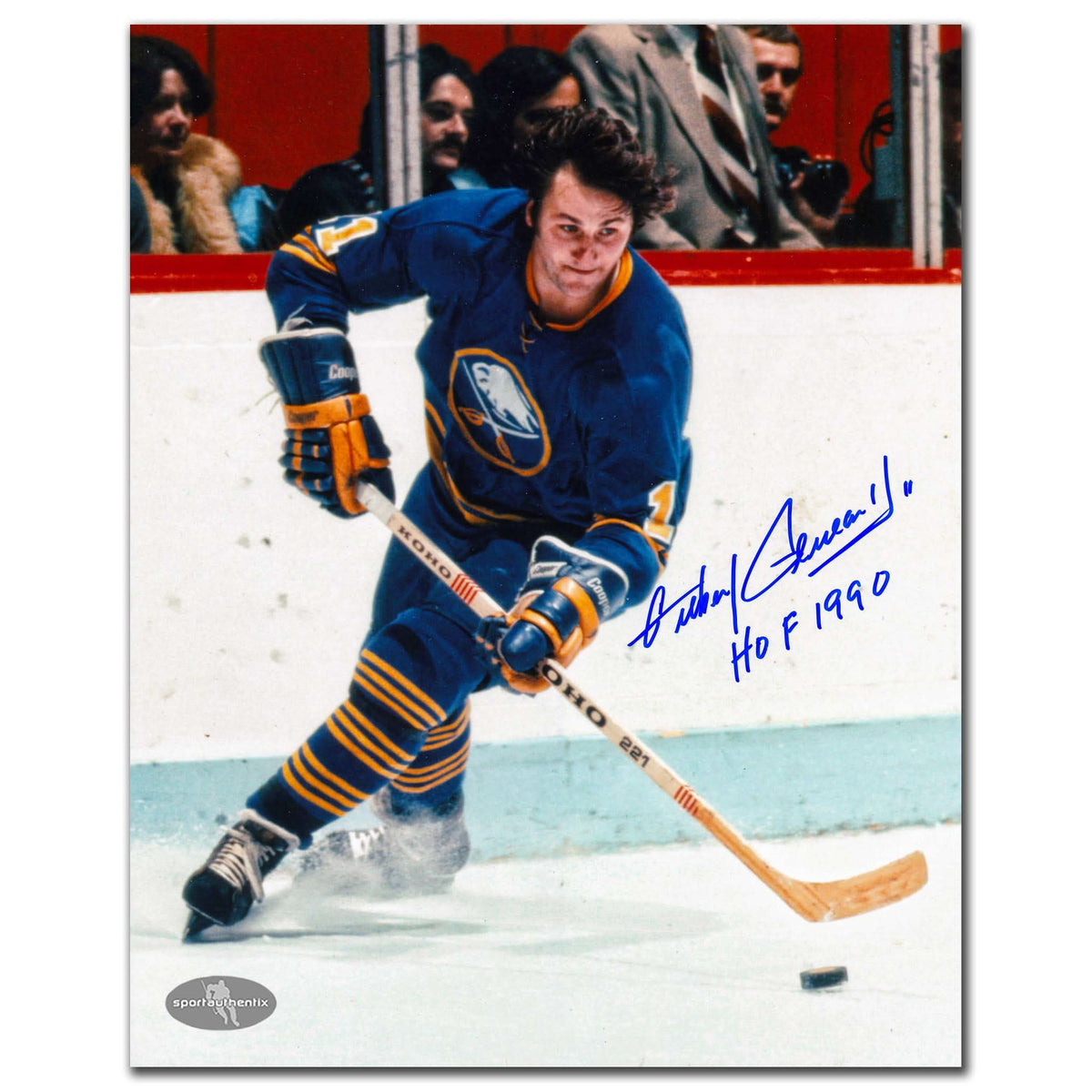 Authentic Gilbert Perreault Buffalo Sabres SNIPER Autographed 8x10 - SportAuthentix