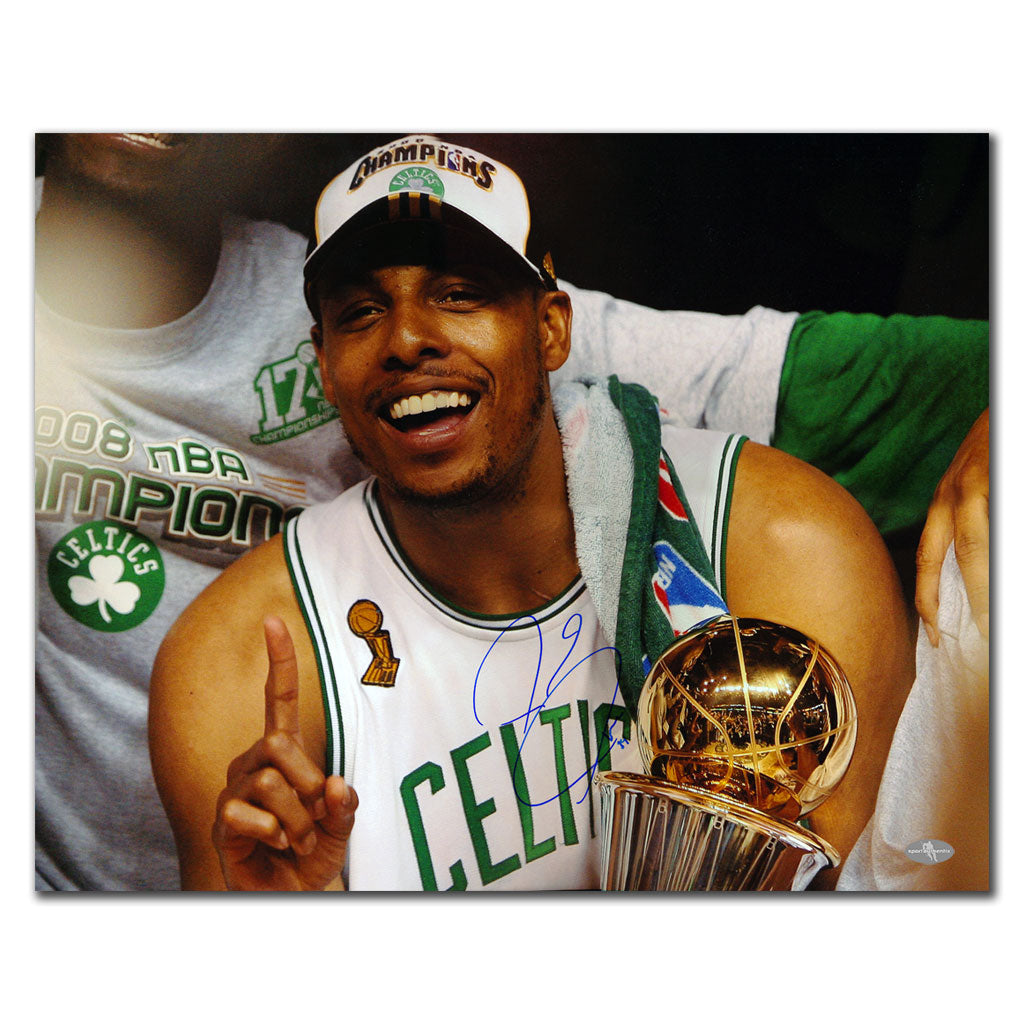 Paul Pierce Boston Celtics 2008 NBA Champions Autographed 16x20 Photo