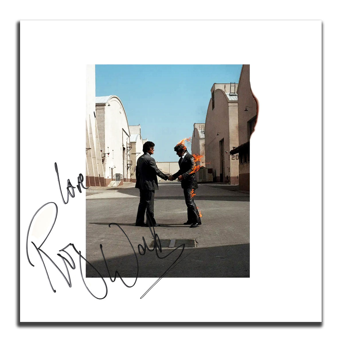 Roger Waters Signed Pink Floyd WISH YOU WERE HERE Autographed Vinyl Album LP JSA COA