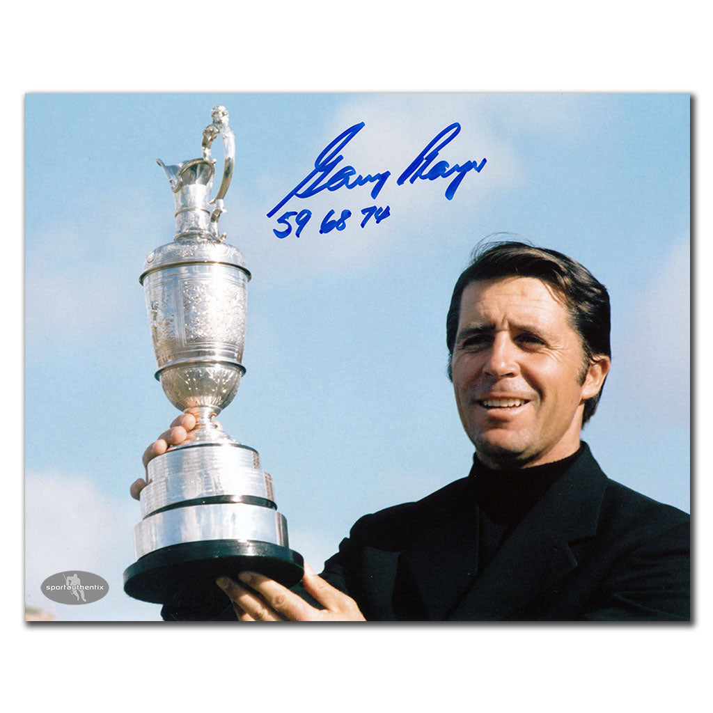 Gary Player 1974 British Open Golf Championship Autographed 8x10