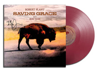 Robert Plant signed Saving Grace vinyl record with coloured vinyl