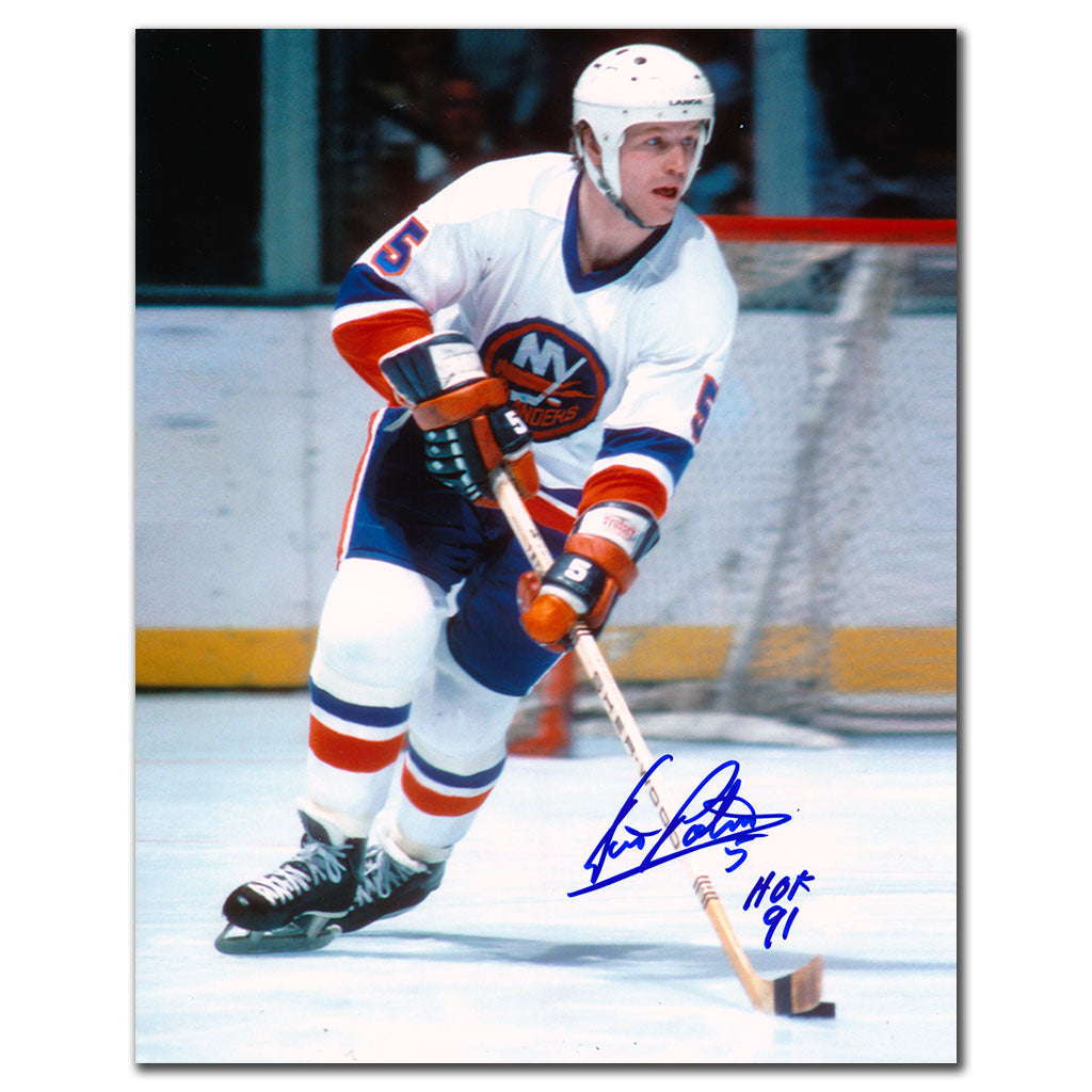 Denis Potvin New York Islanders ROOKIE Autographed 8x10
